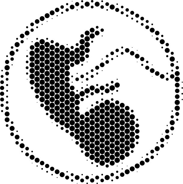 半色调点产前图标图片下载