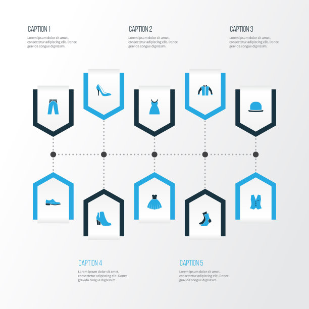服装彩色图标集高跟鞋图片下载