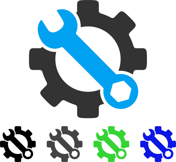 服务工具平面图标图片下载