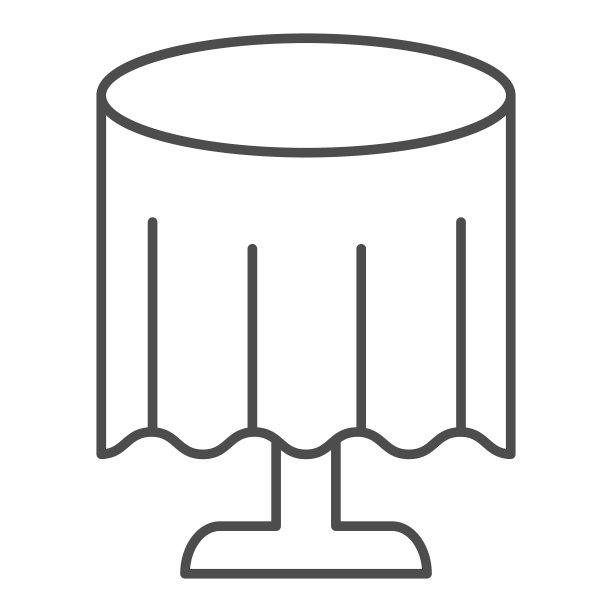 桌布上的桌子细线标志餐厅图片下载