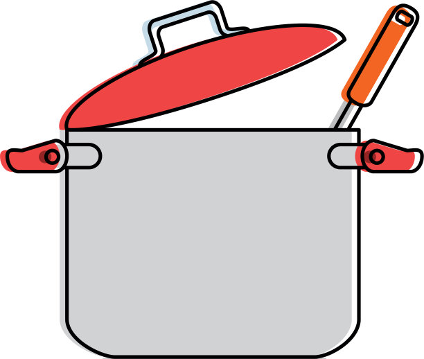 厨房锅与勺图片下载