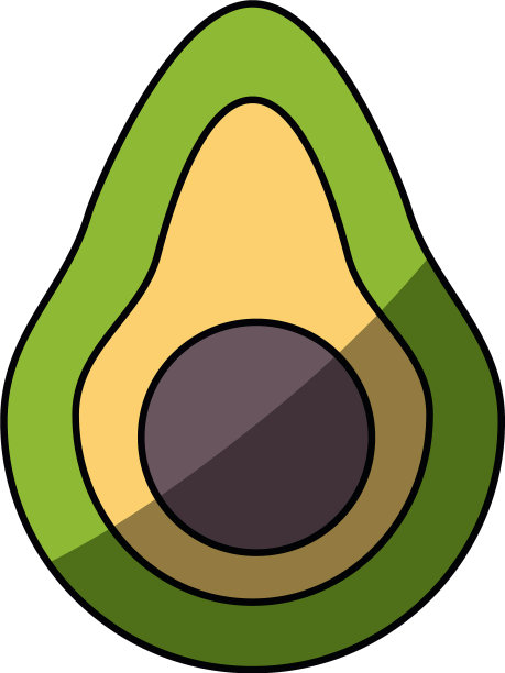 美味新鲜鳄梨图片下载