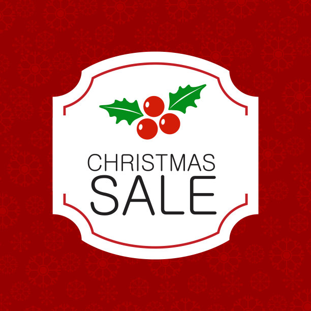 圣诞销售模式背景图片下载