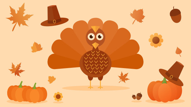 感恩节杂项设计图片下载