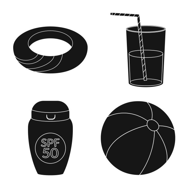 设备及游泳标志的设计图片下载