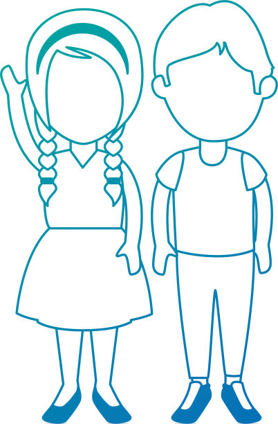 性格统一的小学生图片下载