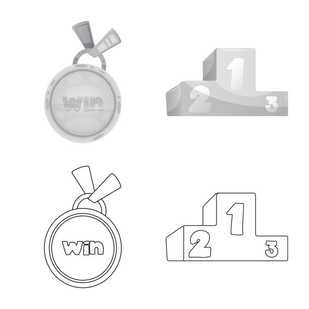 设计的汽车和拉力赛图标收集图片下载