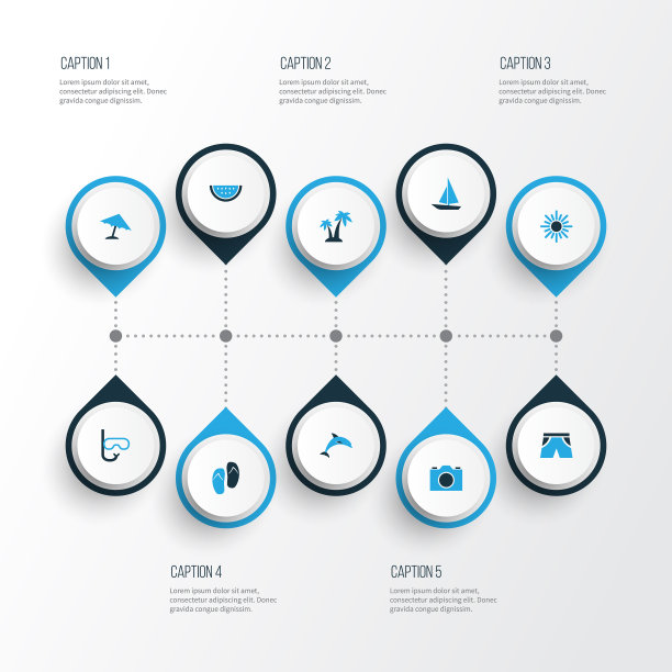 太阳彩色图标集西瓜图片下载