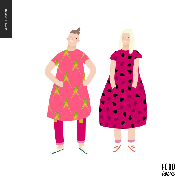 爱食物的人肖像图片下载