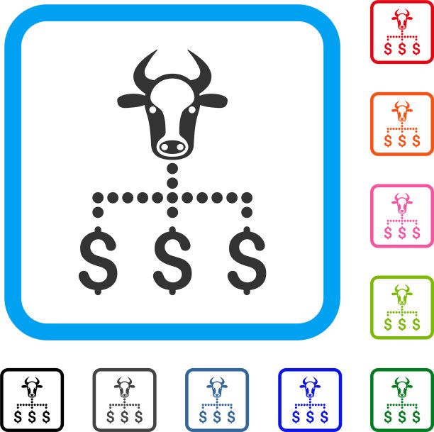 牛美元链接框图标图片下载