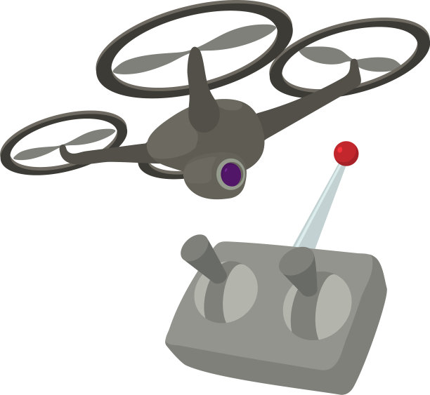 遥控直升机图标卡通风格图片下载