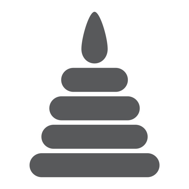 玩具金字塔字形图标儿童和玩图片下载