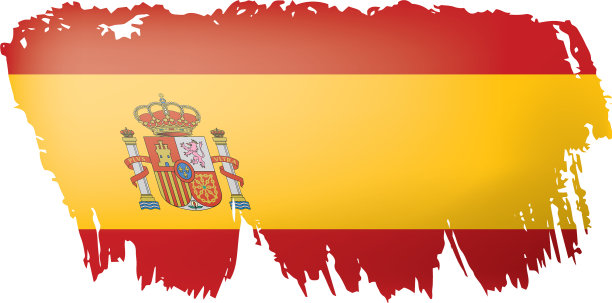 西班牙国旗上有白色图片下载