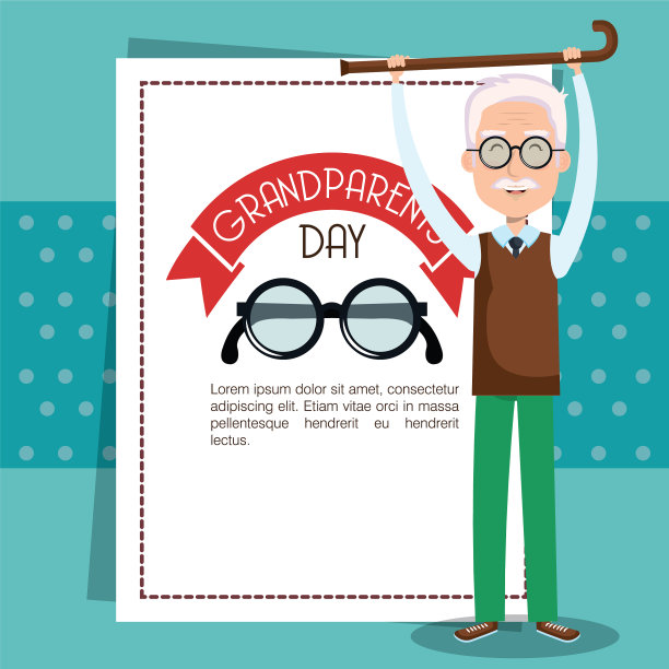 祖父母天设计图片下载