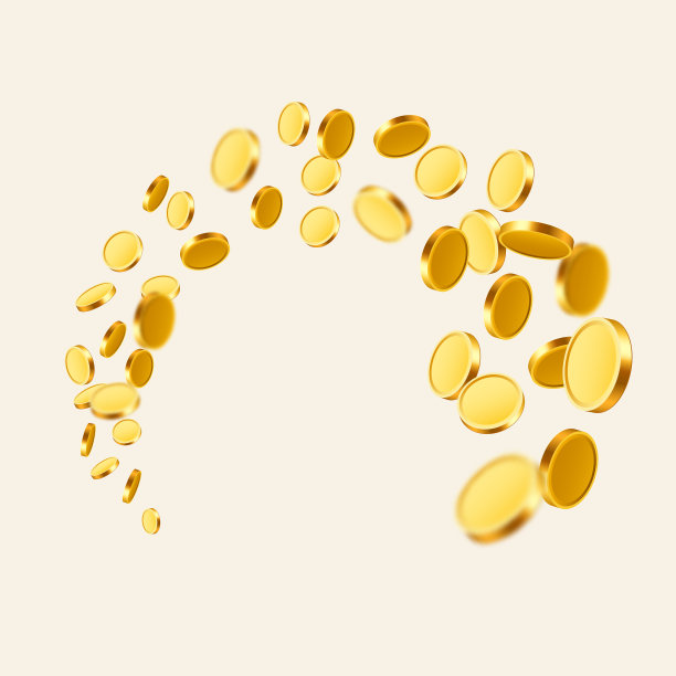 落硬币落钱飞金币图片下载