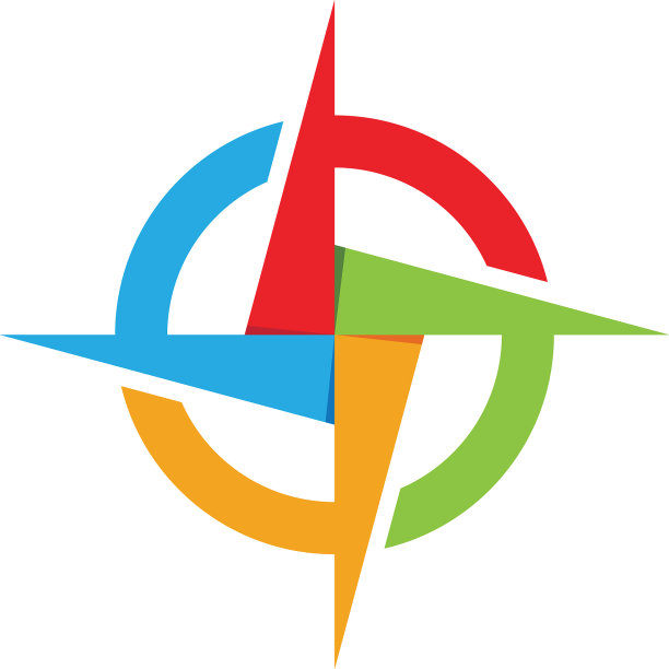指南针标志模板图标图片下载