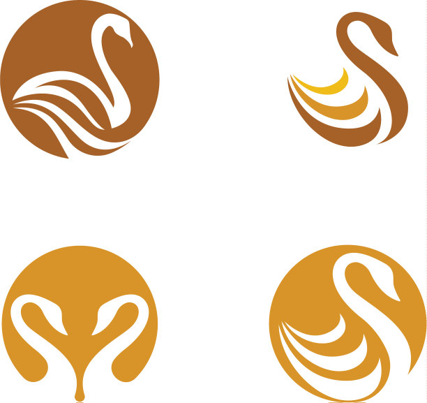 鹅标志模板隔离标志符号符号图片下载