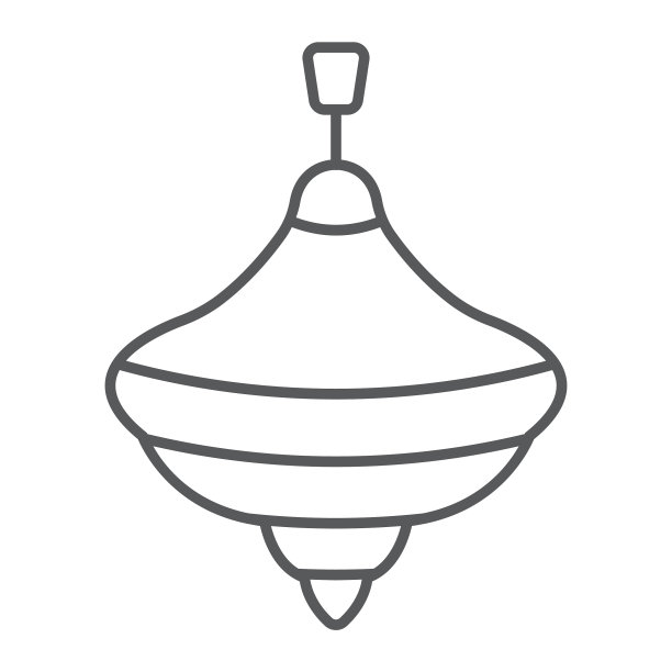 陀螺细线图标玩具图片下载