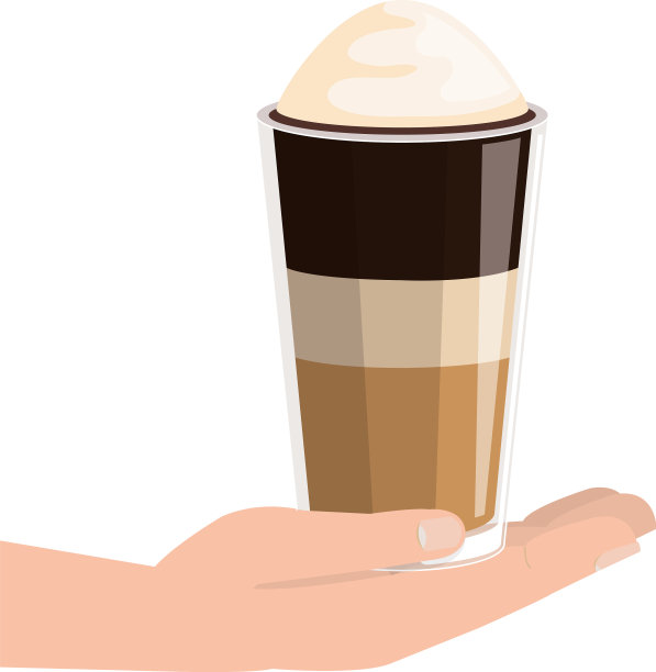 手冰美味的咖啡图标图片下载