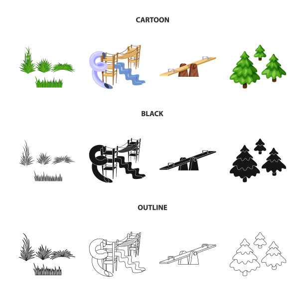 设计城市和街道标志集图片下载