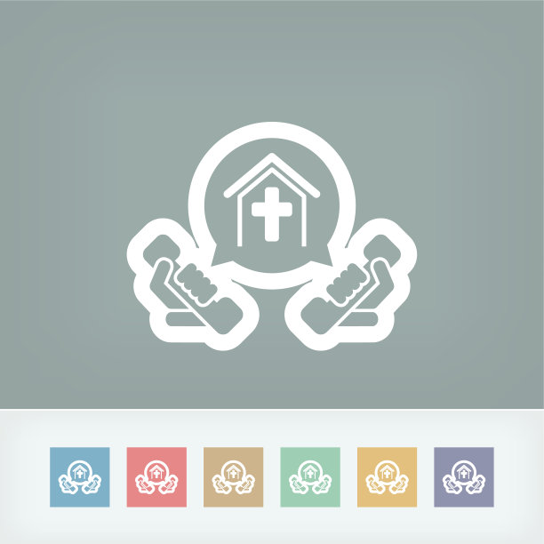 教堂的电话线图片下载