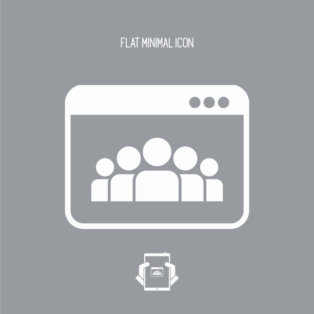 社交网络概念图标图片下载