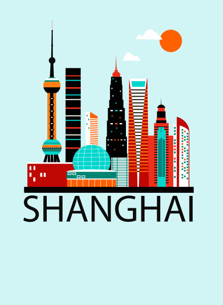 上海中国旅行背景图片下载