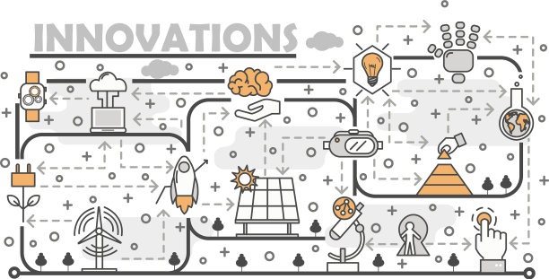 细线艺术创新海报横幅图片下载