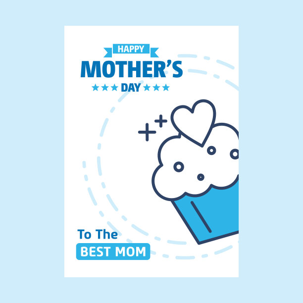 母亲节快乐，字母手工书法图片下载