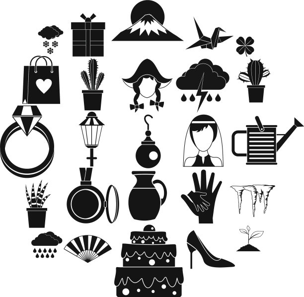 花香味图标设置简单的风格图片下载