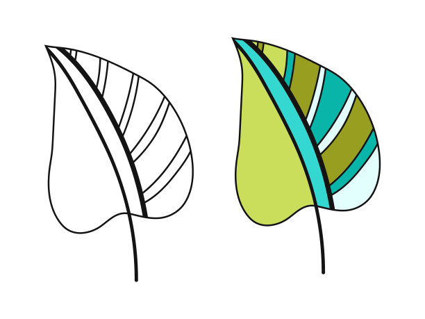 色叶黑白为图片下载