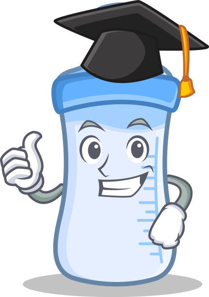 毕业奶瓶人物卡通图片下载