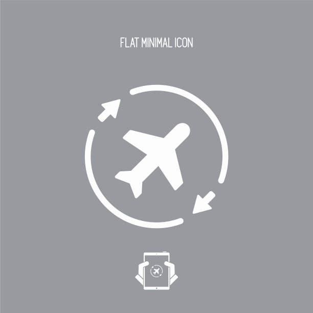航空公司概念标志图标图片下载