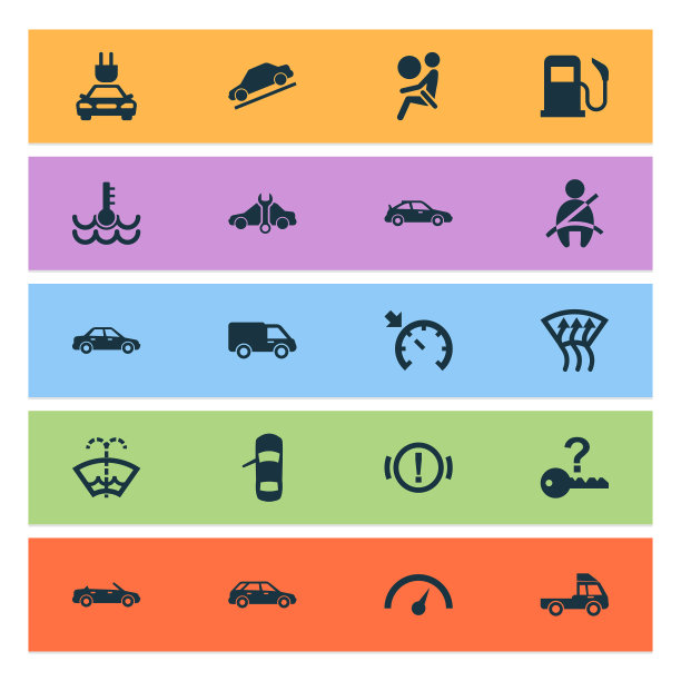 汽车图标设置安全汽车挡风玻璃和图片下载