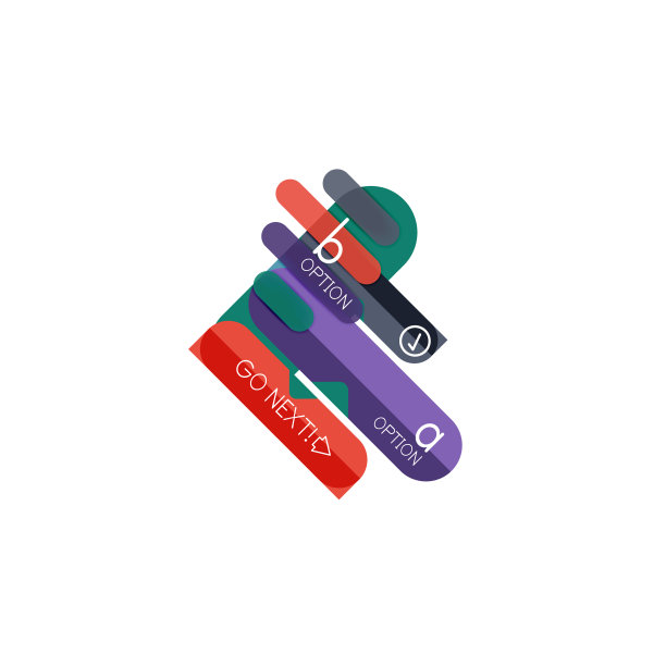 抽象线条几何信息图形图片下载