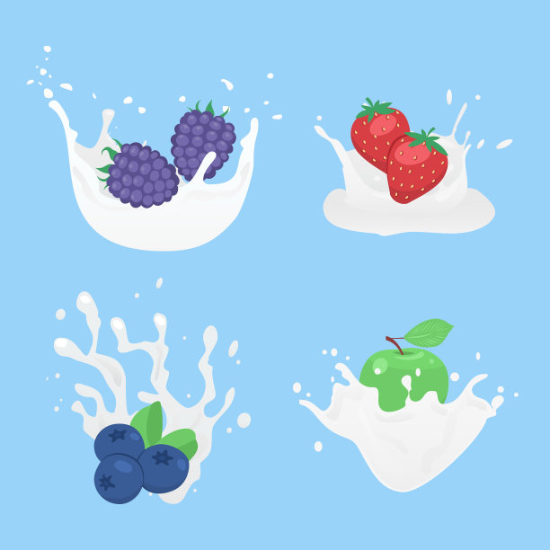 3d牛奶喷溅和倒图片下载