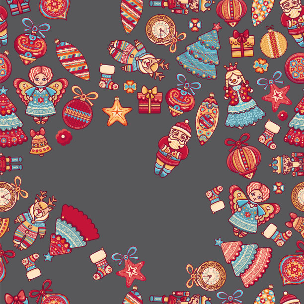 节日背景圣诞贺卡快乐的诺尔图片下载