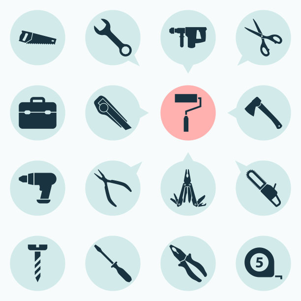 工具图标设置与锯多功能口袋图片下载