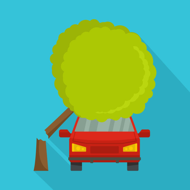 事故图标平面风格图片下载