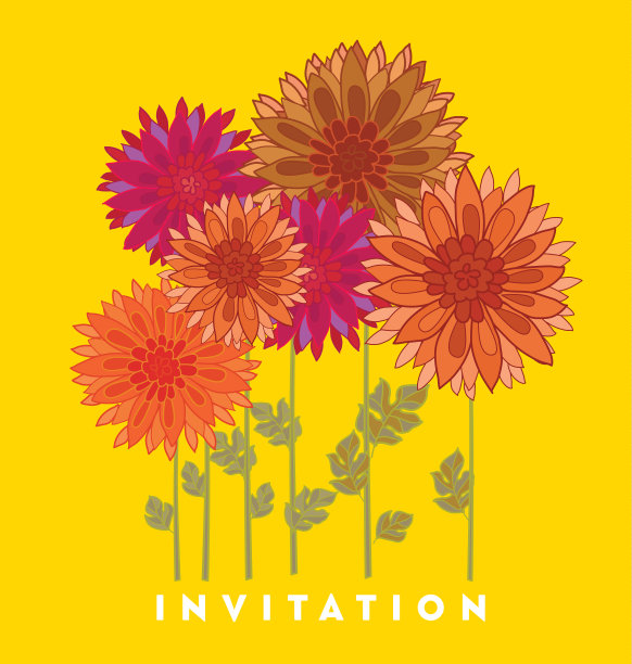 菊花元素图片下载