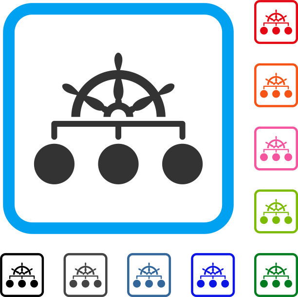 船轮层次框架图标图片下载