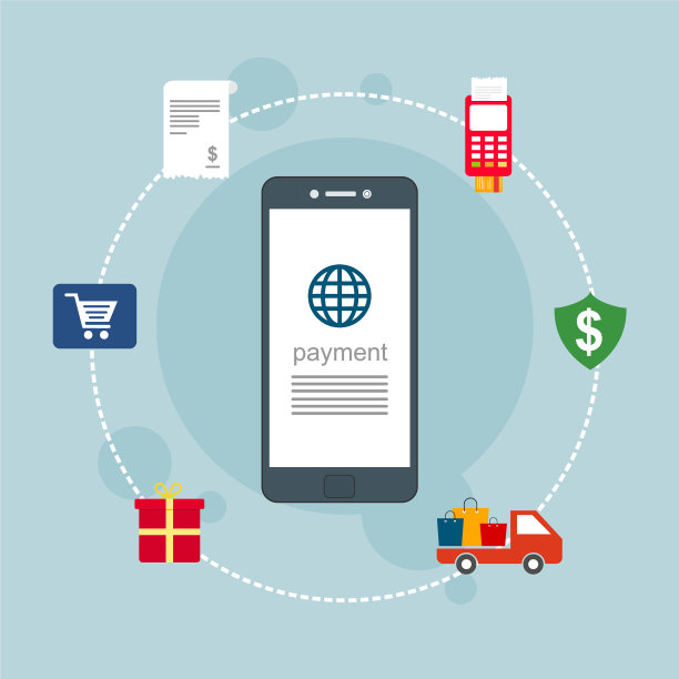 概念在线和移动支付网页图片下载