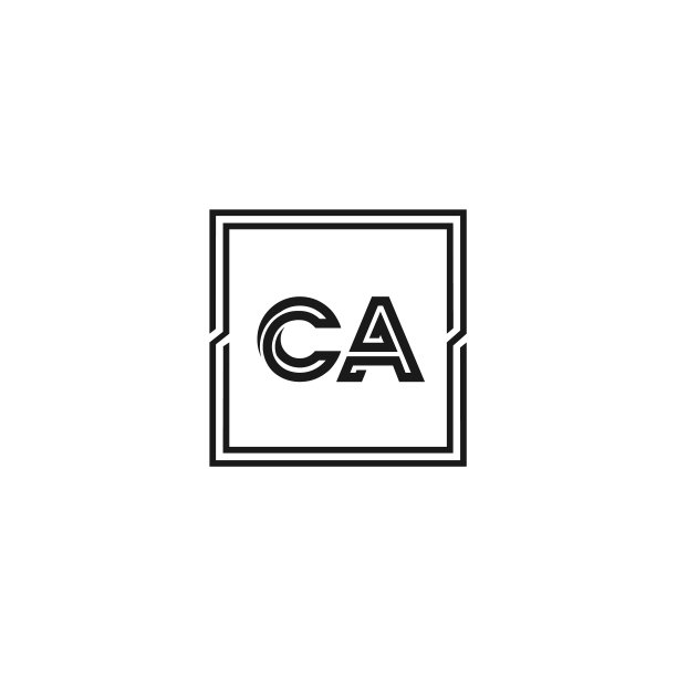 首字母CA标志模板设计图片下载