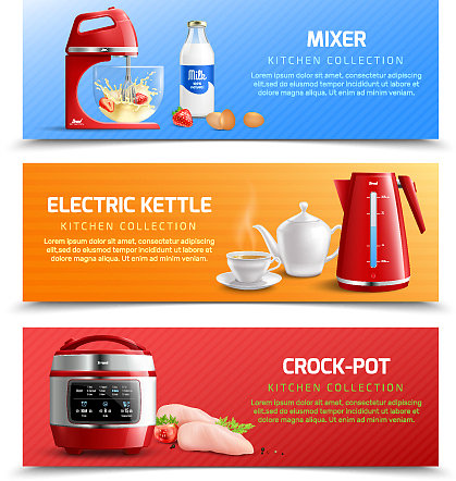 家用电器横横幅图片下载