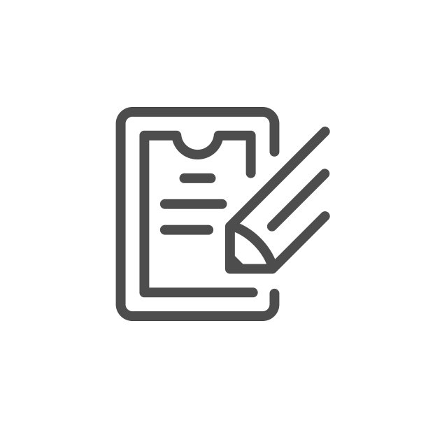 合同签署线性图标图片下载