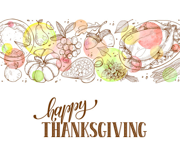 感恩节快乐海报图片下载