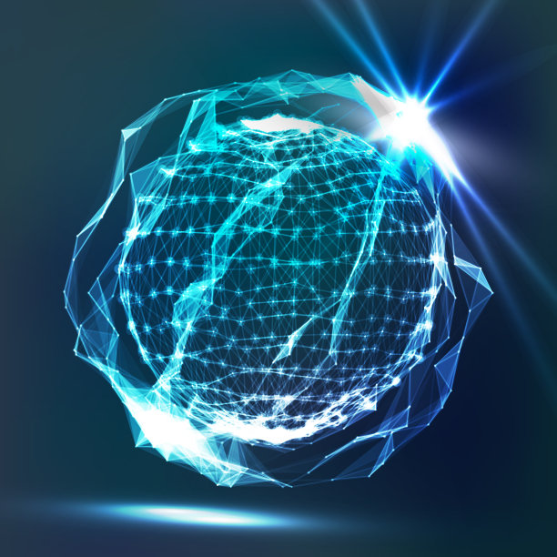 闪烁的粒子，未来的网络图片下载