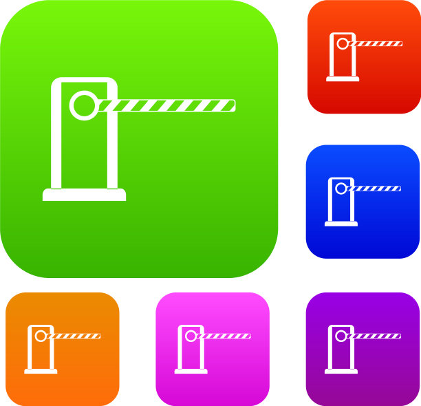 停车场入口集合图片下载