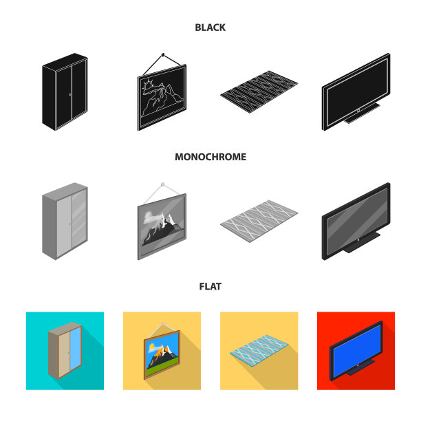 卧室和房间符号图片下载