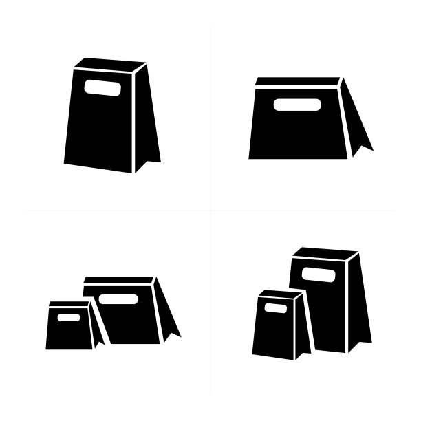 购物袋一套4款图片下载